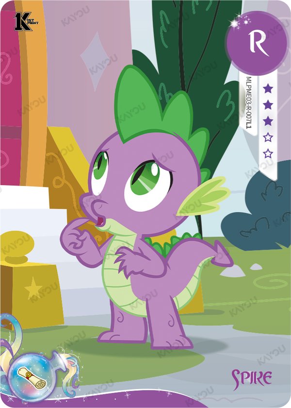 Spike MLPME03-R-007L1 card from Moon Edition Series 3
