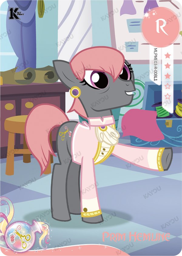 Prim Hemline MLPME03-R-008L1 card from Moon Edition Series 3
