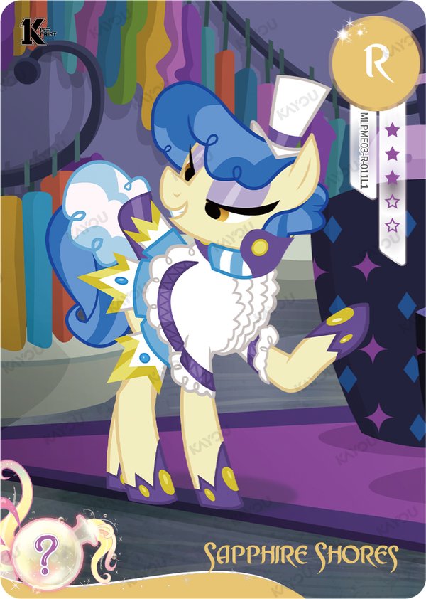 Sapphire Shores MLPME03-R-011L1 card from Moon Edition Series 3