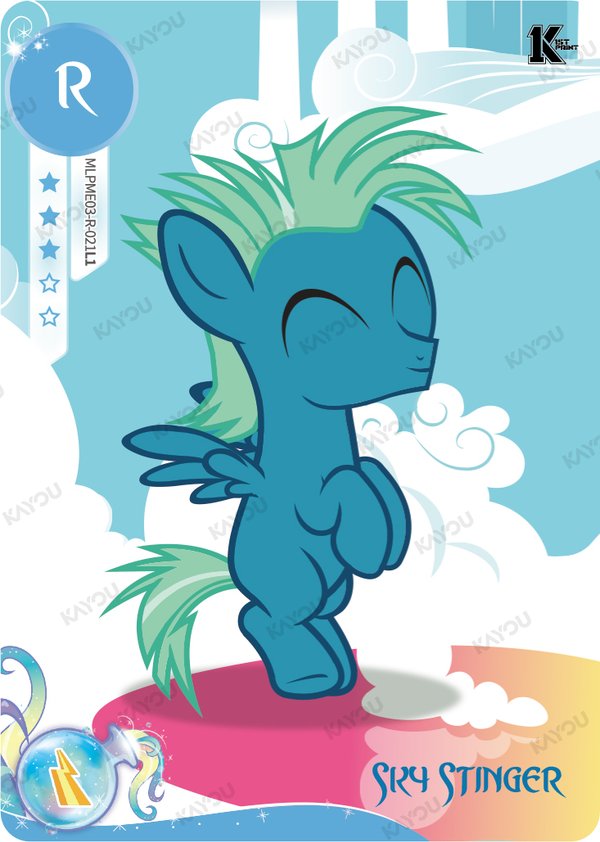 Sky Stinger MLPME03-R-021L1 card from Moon Edition Series 3