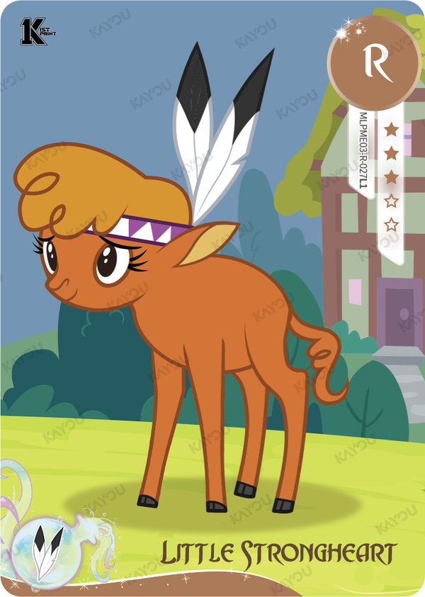 Little Strongheart MLPME03-R-027L1 card from Moon Edition Series 3