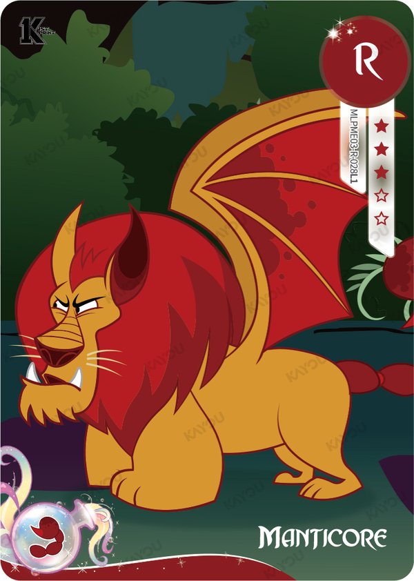Manticore MLPME03-R-028L1 card from Moon Edition Series 3