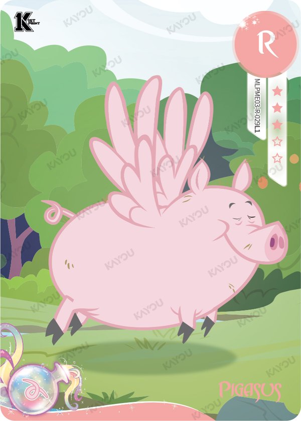 Pigasus MLPME03-R-029L1 card from Moon Edition Series 3