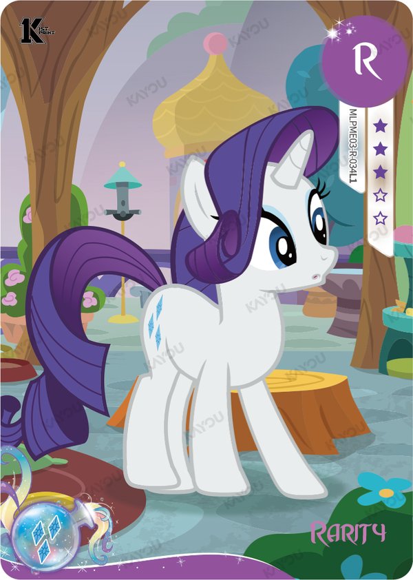 Rarity MLPME03-R-034L1 card from Moon Edition Series 3