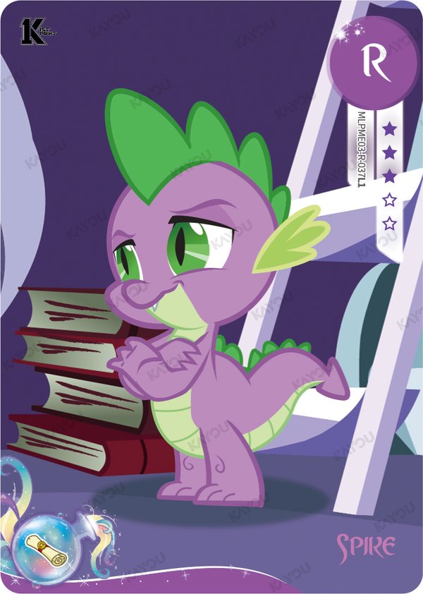 Spike MLPME03-R-037L1 card from Moon Edition Series 3
