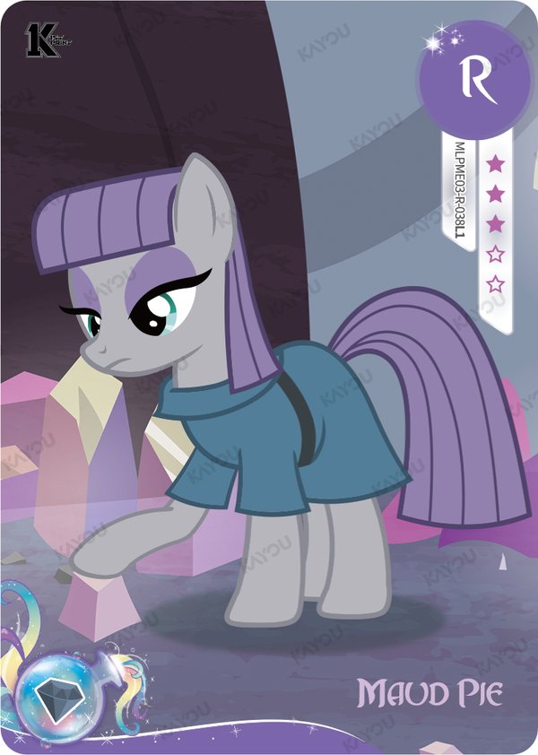 Maud Pie MLPME03-R-038L1 card from Moon Edition Series 3