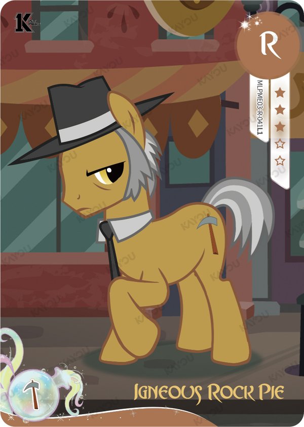 Igneous Rock Pie MLPME03-R-041L1 card from Moon Edition Series 3