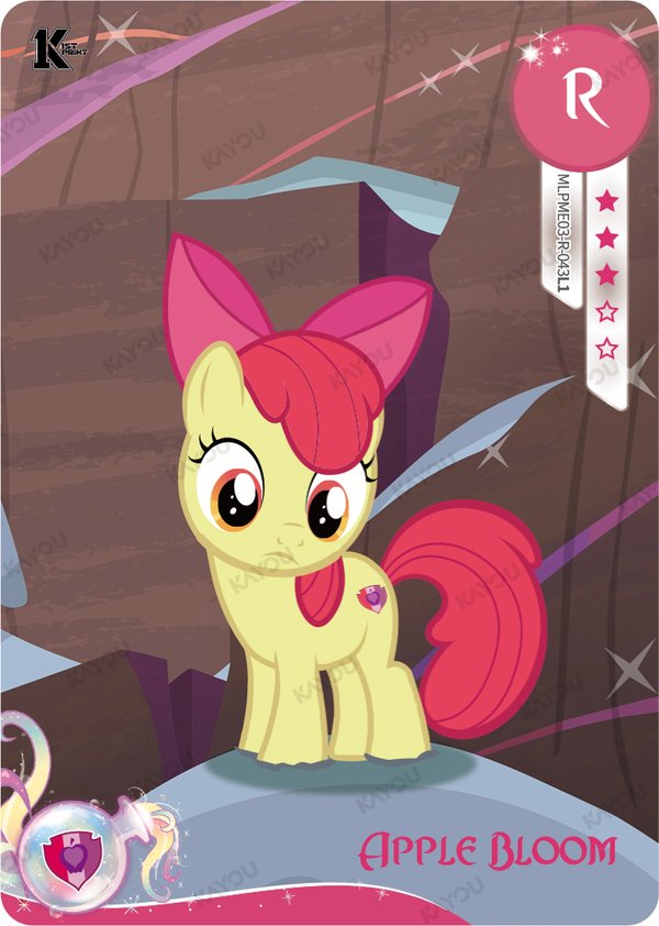 Apple Bloom MLPME03-R-043L1 card from Moon Edition Series 3
