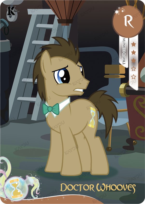 Doctor Whooves MLPME03-R-049L1 card from Moon Edition Series 3