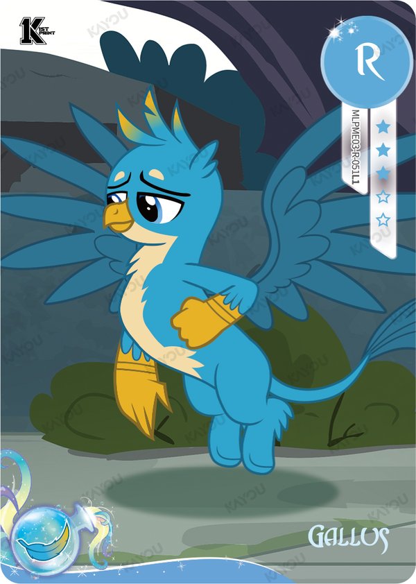 Gallus MLPME03-R-051L1 card from Moon Edition Series 3