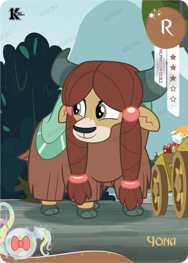 Yona MLPME03-R-053L1 card from Moon Edition Series 3