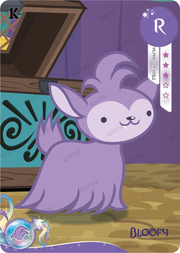Bloofy MLPME03-R-059L1 card from Moon Edition Series 3