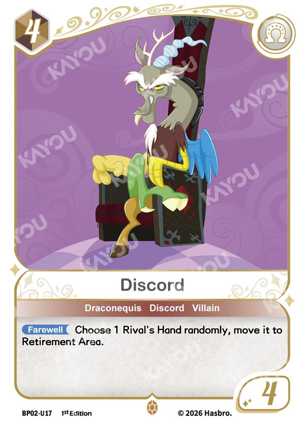 BP02-U17 card from Discord!!! Booster Pack