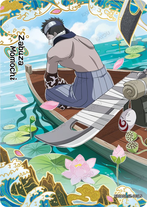 Zabuza Momochi NRSA01-SE-003L5 card from Heaven Scroll Series 1