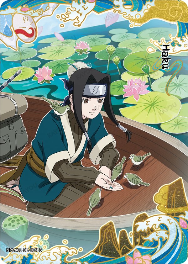 Haku NRSA01-SE-004L5 card from Heaven Scroll Series 1