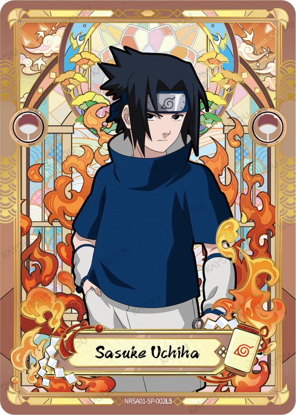 Sasuke Uchiha NRSA01-SP-002L5 card from Heaven Scroll Series 1
