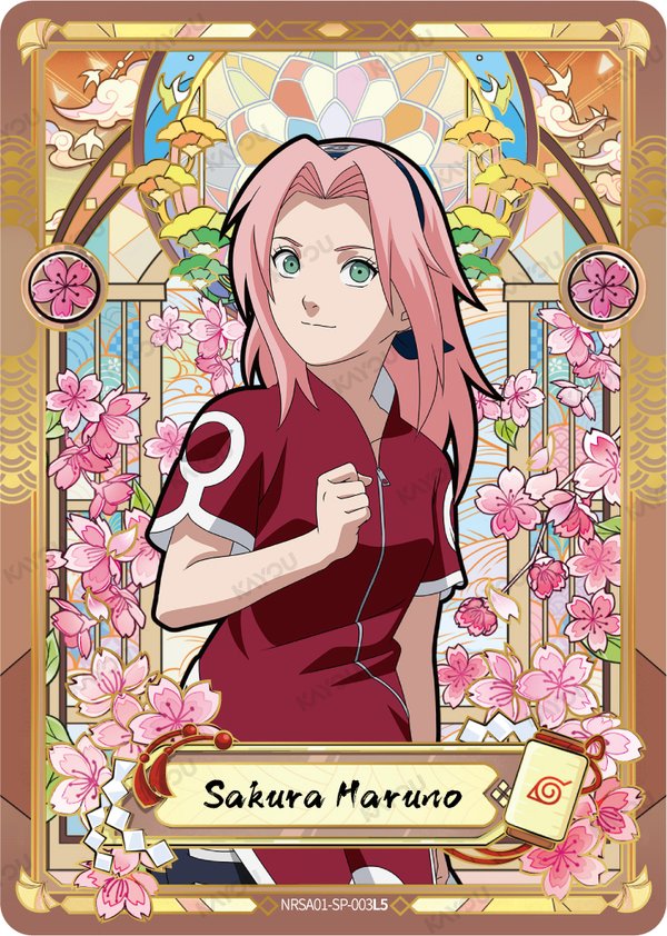 Sakura Haruno NRSA01-SP-003L5 card from Heaven Scroll Series 1