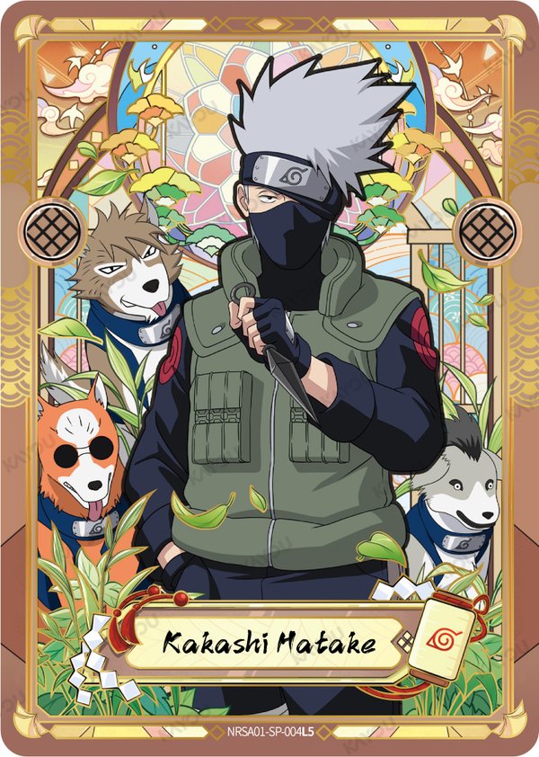 Kakashi Hatake NRSA01-SP-004L5 card from Heaven Scroll Series 1