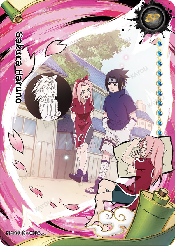 Sakura Haruno NRSA01-BP-003L4 card from Heaven Scroll Series 1