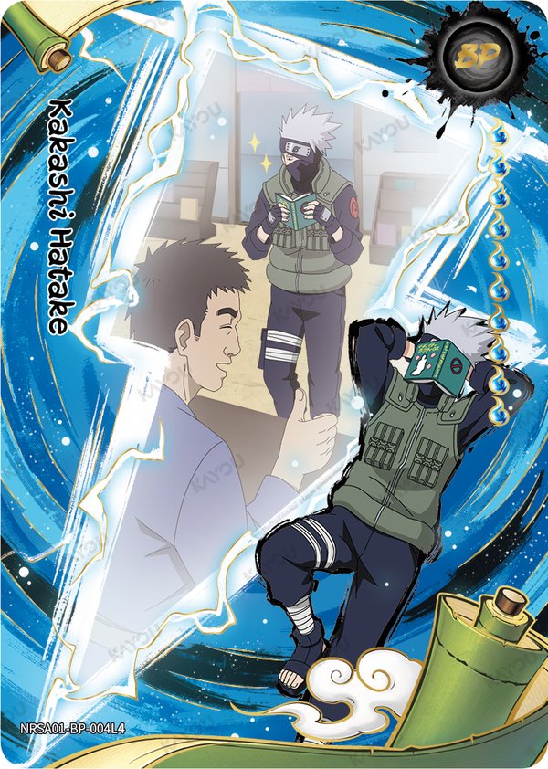 Kakashi Hatake NRSA01-BP-004L4 card from Heaven Scroll Series 1