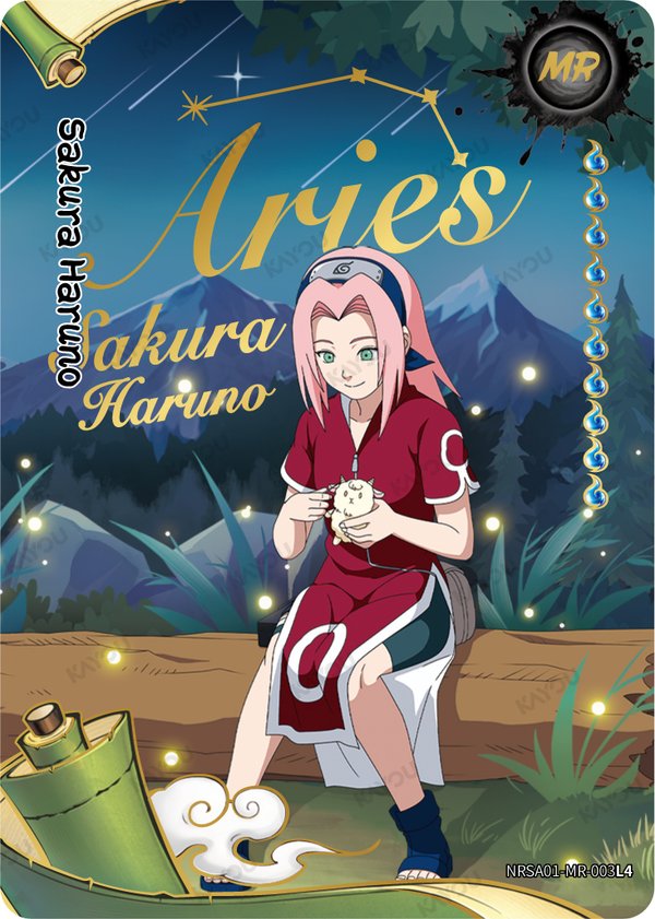 Sakura Haruno NRSA01-MR-003L4 card from Heaven Scroll Series 1