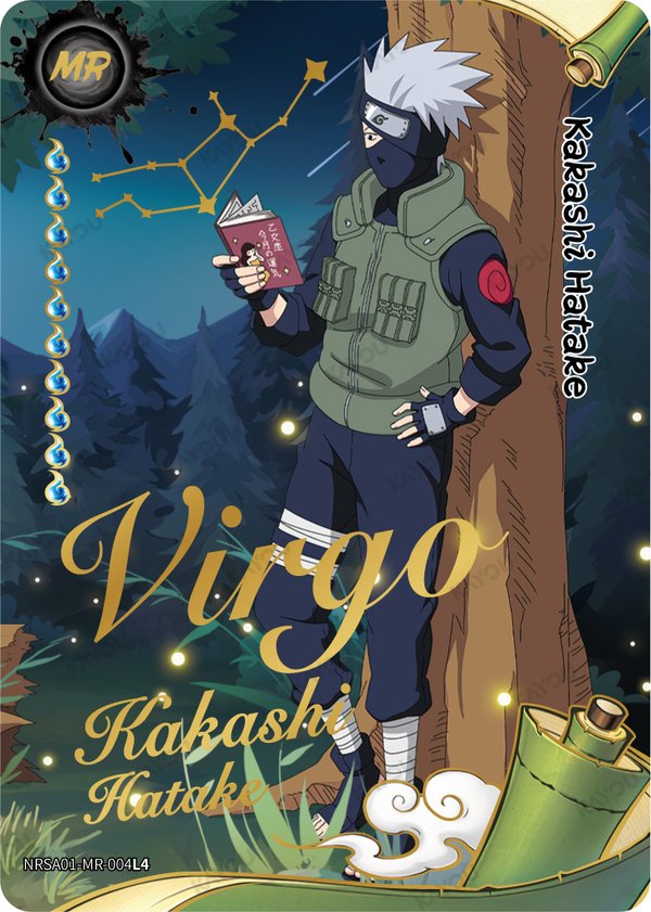 Kakashi Hatake NRSA01-MR-004L4 card from Heaven Scroll Series 1