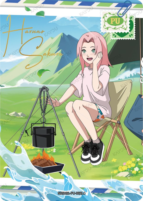 Sakura Haruno NRSA01-PU-002L4 card from Heaven Scroll Series 1