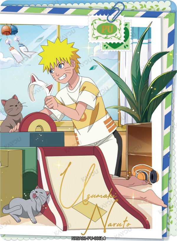 Naruto Uzumaki NRSA01-PU-006L4 card from Heaven Scroll Series 1