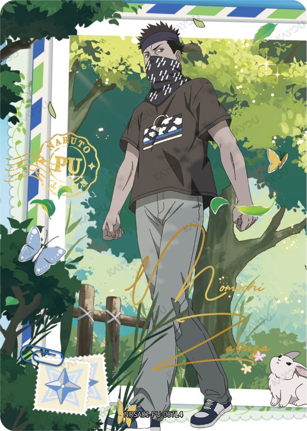 Zabuza Momochi NRSA01-PU-007L4 card from Heaven Scroll Series 1