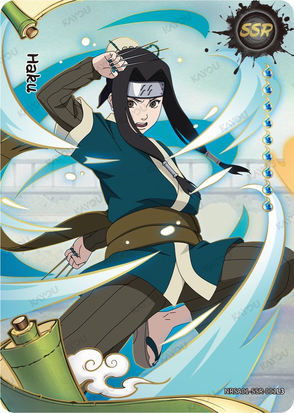 Haku NRSA01-SSR-001L3 card from Heaven Scroll Series 1