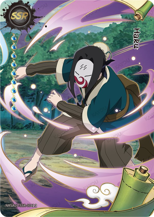 Haku NRSA01-SSR-004L3 card from Heaven Scroll Series 1
