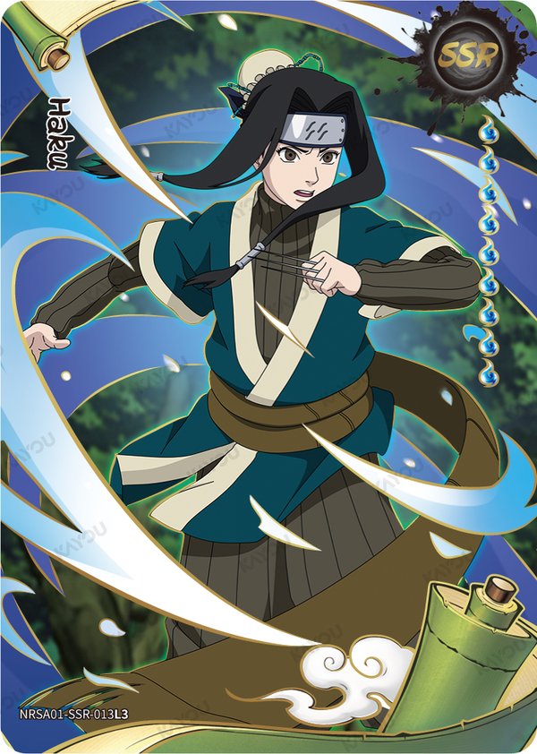 Haku NRSA01-SSR-013L3 card from Heaven Scroll Series 1