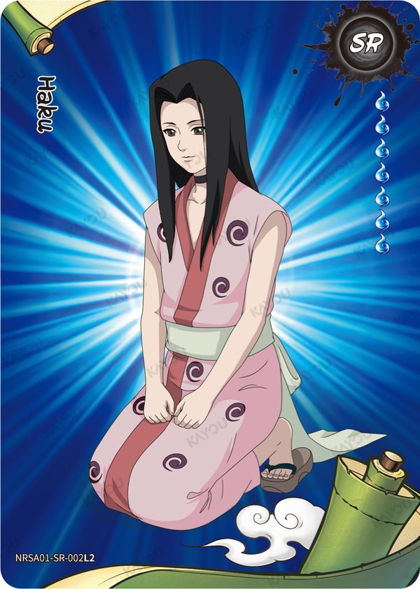 Haku NRSA01-SR-002L2 card from Heaven Scroll Series 1
