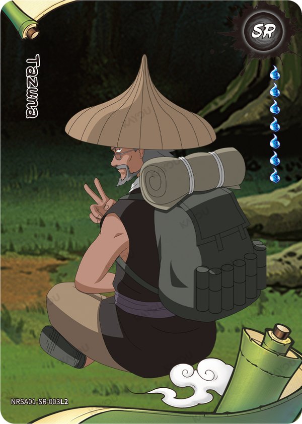 Tazuna NRSA01-SR-003L2 card from Heaven Scroll Series 1