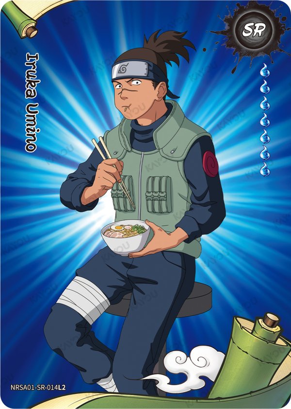 Iruka Umino NRSA01-SR-014L2 card from Heaven Scroll Series 1