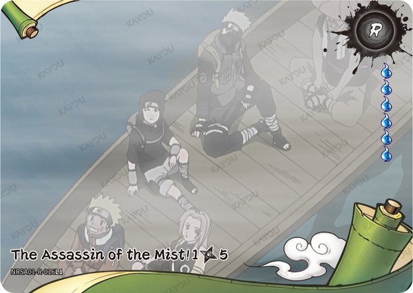 The Assassin of the Mist! 1/5 NRSA01-R-016L1 card from Heaven Scroll Series 1