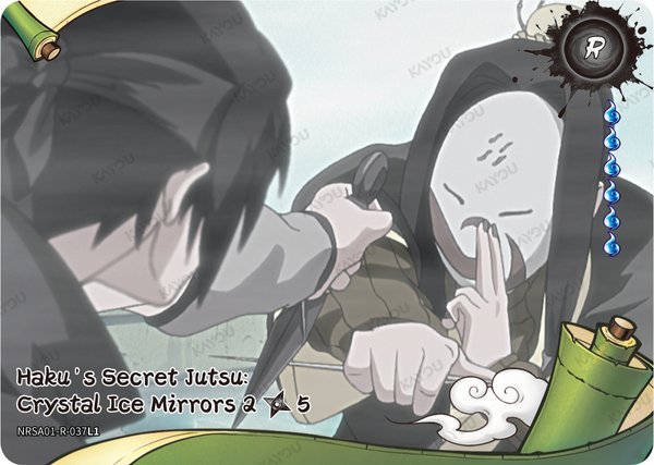 Battle on the Bridge! Zabuza Returns!! 5/5 NRSA01-R-035L1 card from Heaven Scroll Series 1