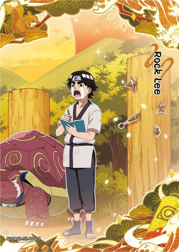 Rock Lee NRSA02-SE-004L5 card from Chapter Jin Series 2