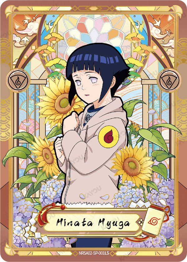 Hinata Hyuga NRSA02-SP-001L5 card from Chapter Jin Series 2