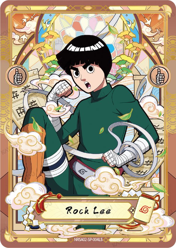 Rock Lee NRSA02-SP-004L5 card from Chapter Jin Series 2