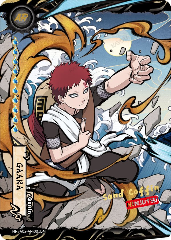 Gaara NRSA02-AR-001L4 card from Chapter Jin Series 2