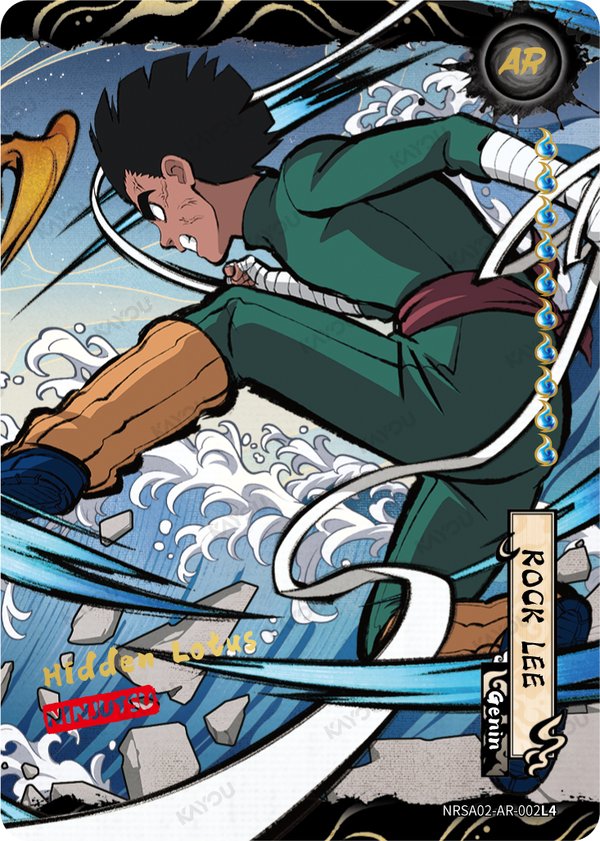 Rock Lee NRSA02-AR-002L4 card from Chapter Jin Series 2