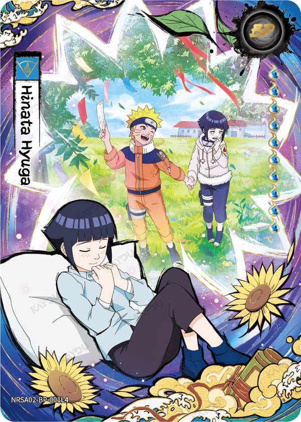 Hinata Hyuga NRSA02-BP-001L4 card from Chapter Jin Series 2