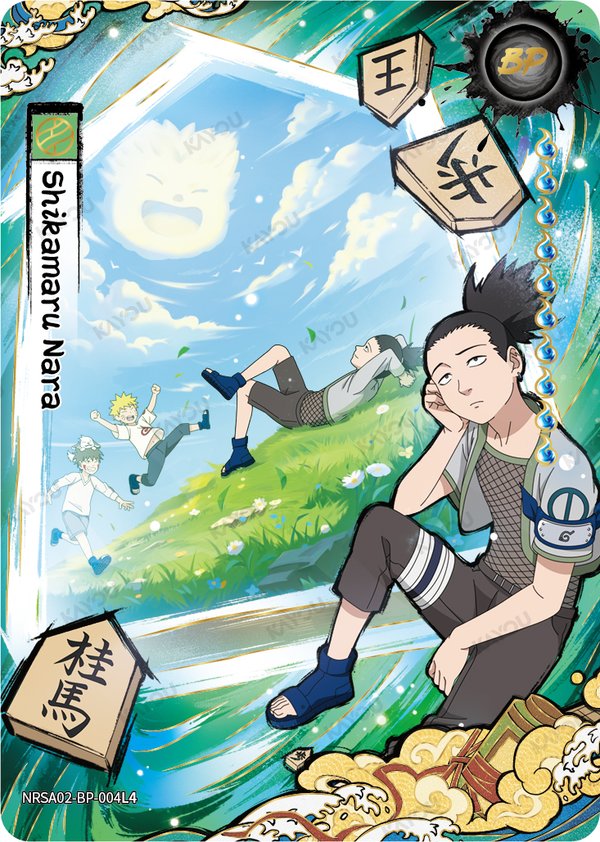 Shikamaru Nara NRSA02-BP-004L4 card from Chapter Jin Series 2