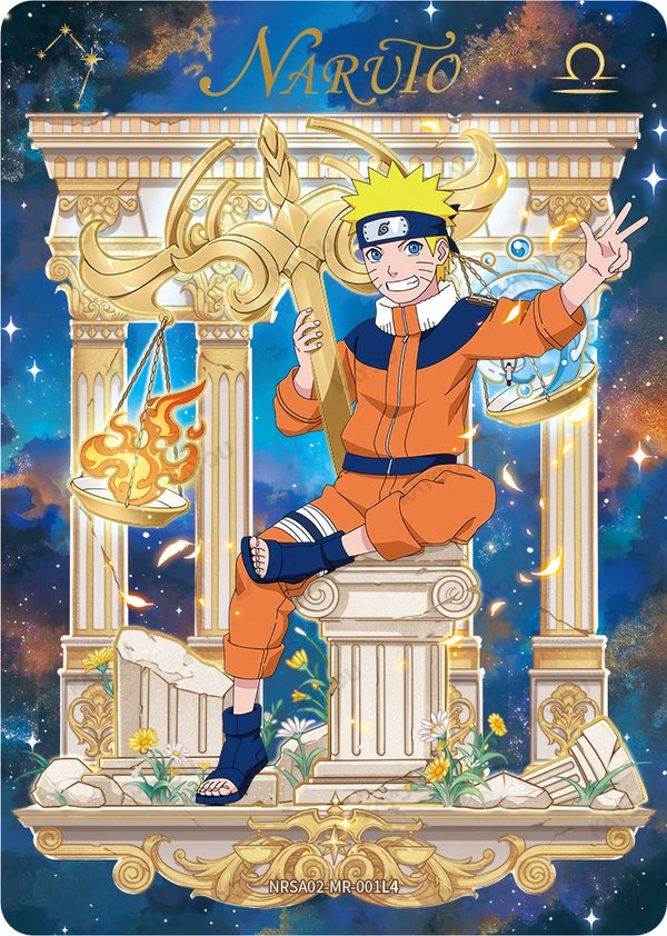 NARUTO NRSA02-MR-001L4 card from Chapter Jin Series 2