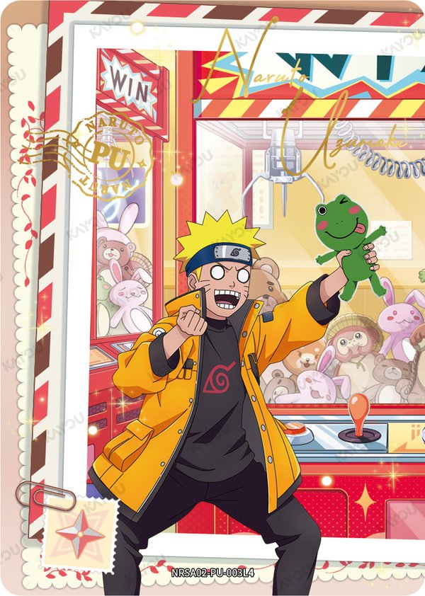 Naruto Uzumaki NRSA02-PU-003L4 card from Chapter Jin Series 2