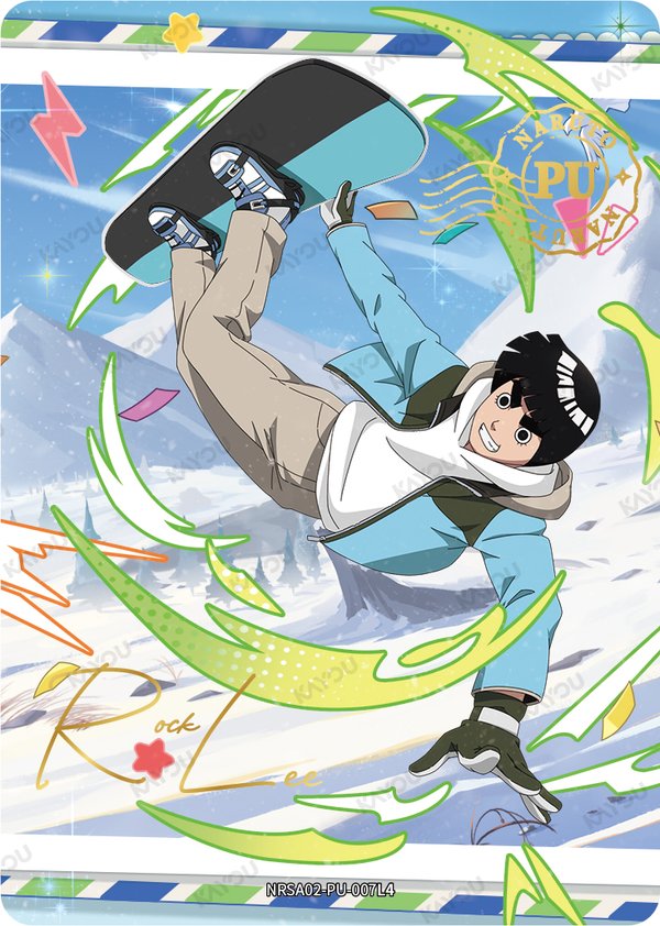 Rock Lee NRSA02-PU-007L4 card from Chapter Jin Series 2