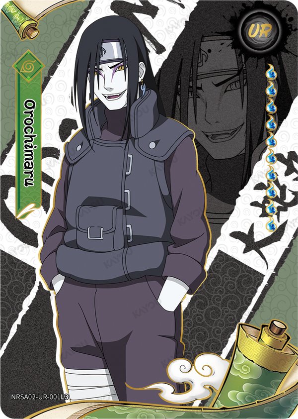 Orochimaru NRSA02-UR-001L3 card from Chapter Jin Series 2