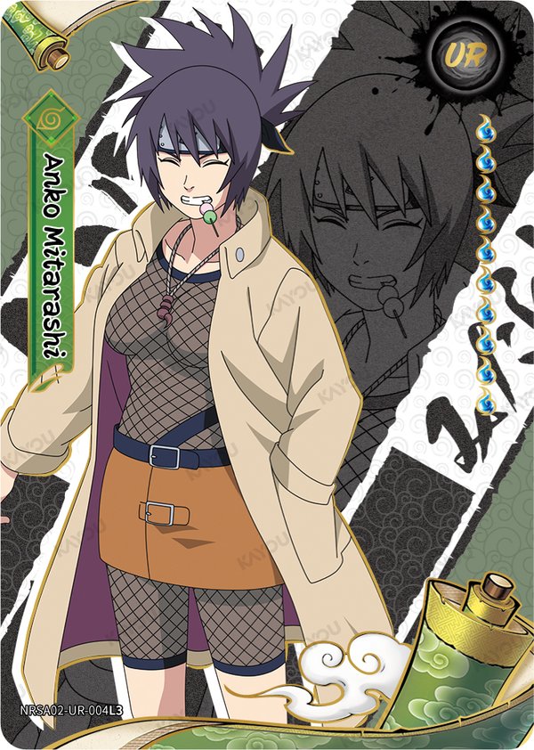 Anko Mitarashi NRSA02-UR-004L3 card from Chapter Jin Series 2
