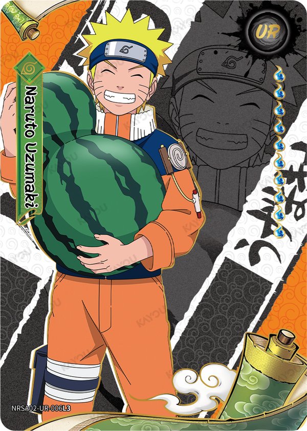 Naruto Uzumaki NRSA02-UR-006L3 card from Chapter Jin Series 2
